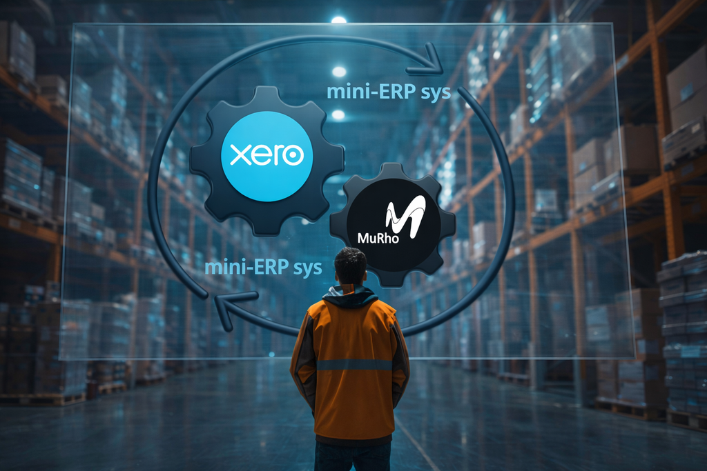 Xero & MuRho as a mini ERP system at a fraction of the cost of a traditional ERP system!